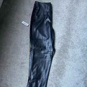 Old navy leather pants skinny